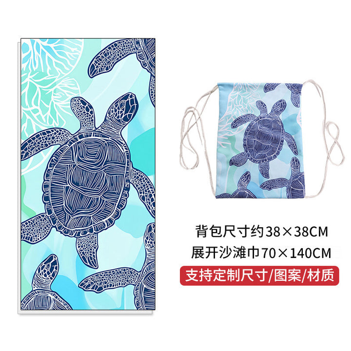 Beach towel and backpack set Stornfield