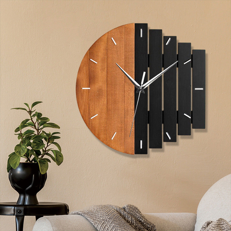 Stornfield | Unique Silent Wooden Analogue Wall Clock