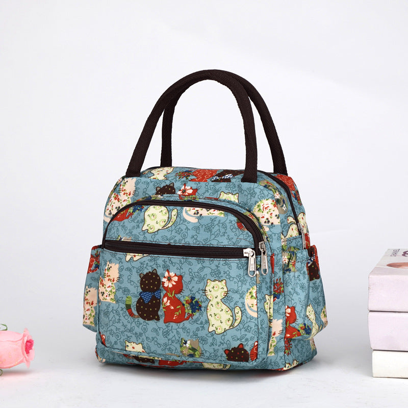 Cat Pattern Insulated Lunch Tote Stornfield