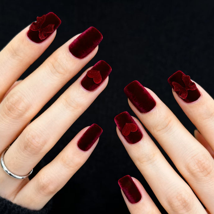 Velvet Heart and Butterfly Nail Art Set Stornfield