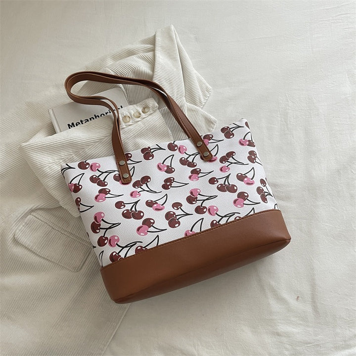 Playful Printed Canvas Tote Bag Stornfield
