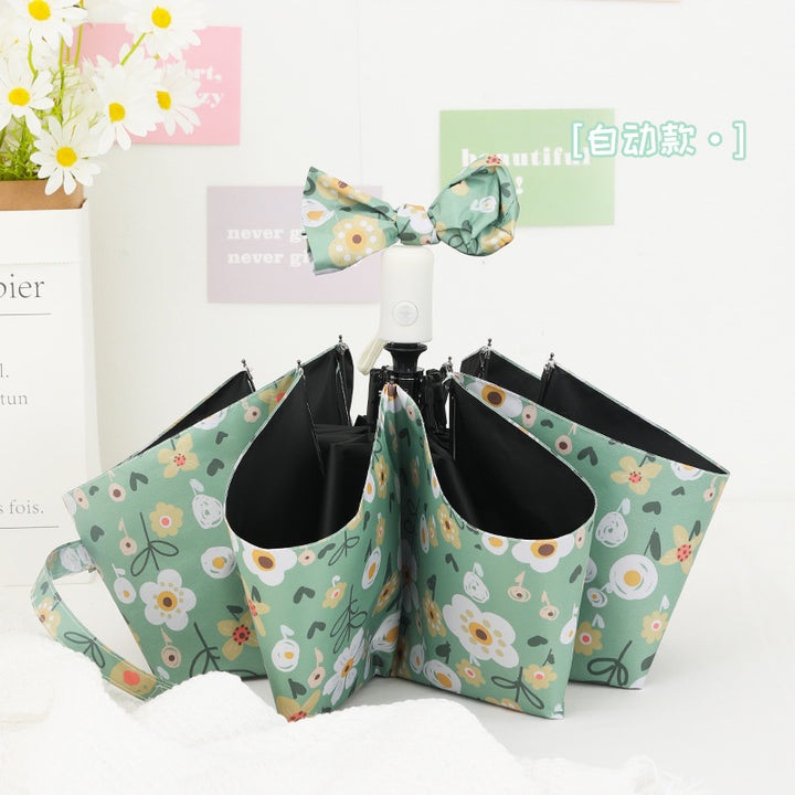 Women's Foldable Umbrella with Colorful Floral Patterns Stornfield