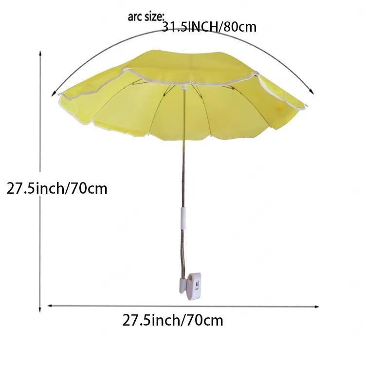 Women's Adjustable Beach Sunshade Umbrella with Ground Anchor Stornfield
