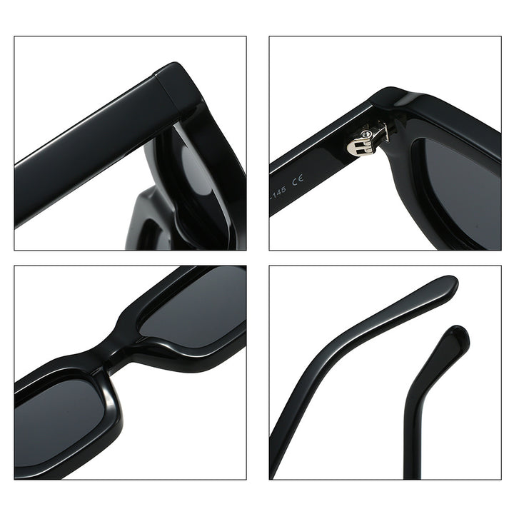 Women's modern sunglasses with square frame and UV protection Stornfield