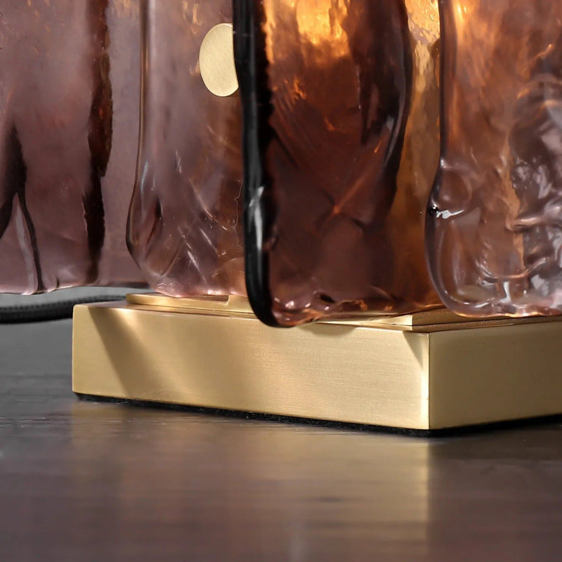 Artistic Glass Table Lamp