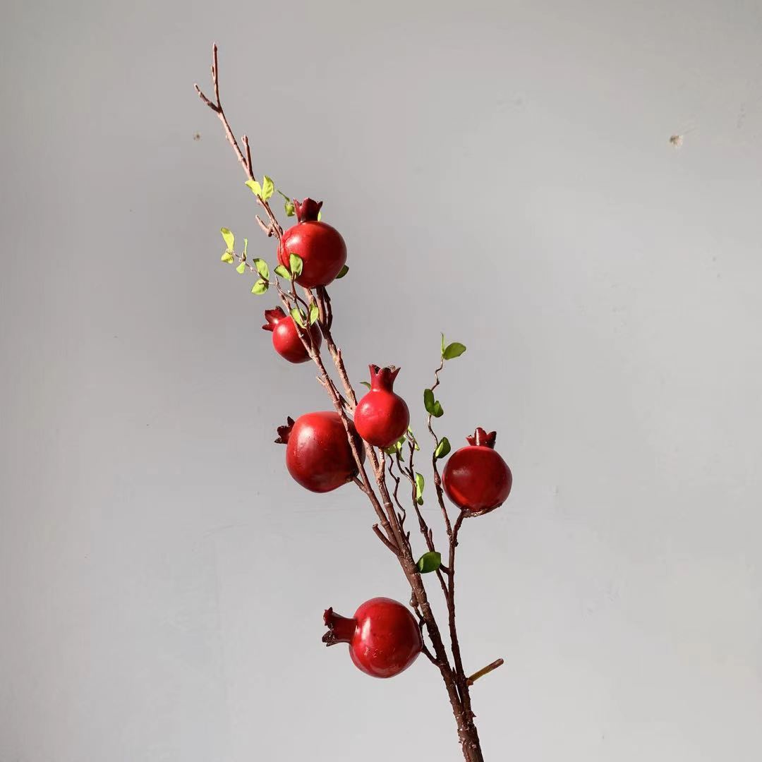 Realistic Decorative Pomegranate Stem