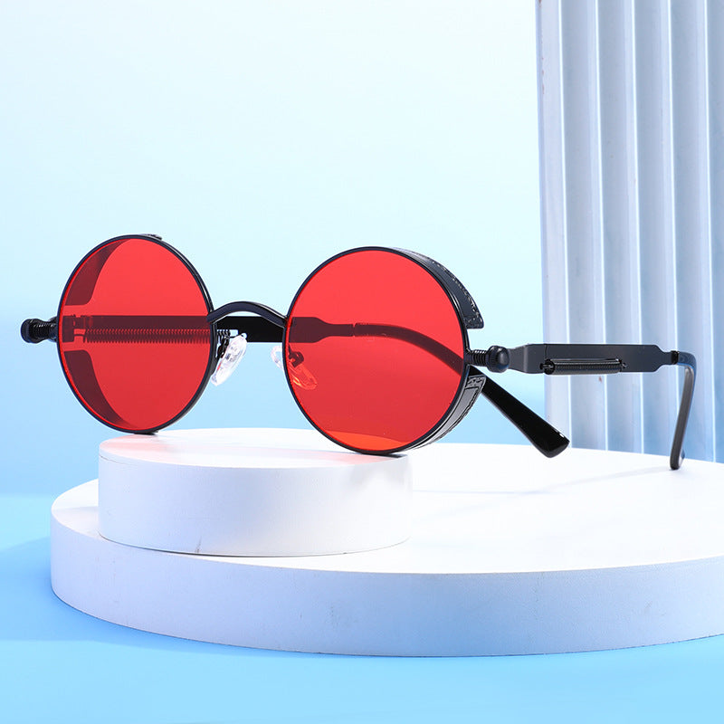 Ladies Round Sunglasses with High-Quality Metal Frame Stornfield