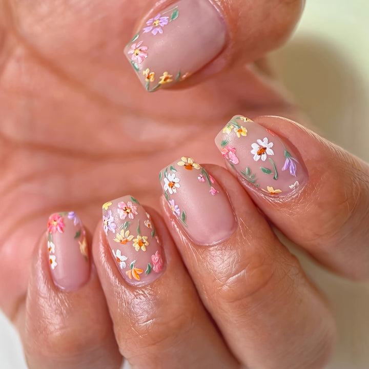 Floral Artfully Designed Nail Wraps Stornfield