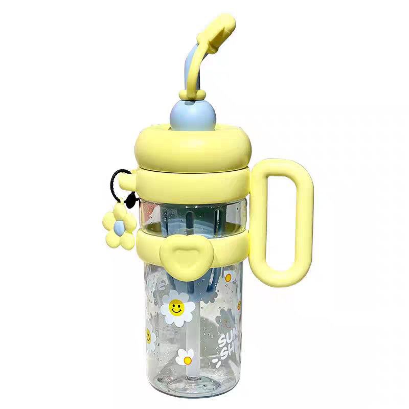 Unisex Water Bottle with Refillable Straw Stornfield