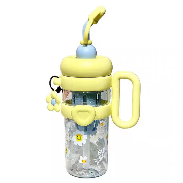 Unisex Water Bottle with Refillable Straw Stornfield