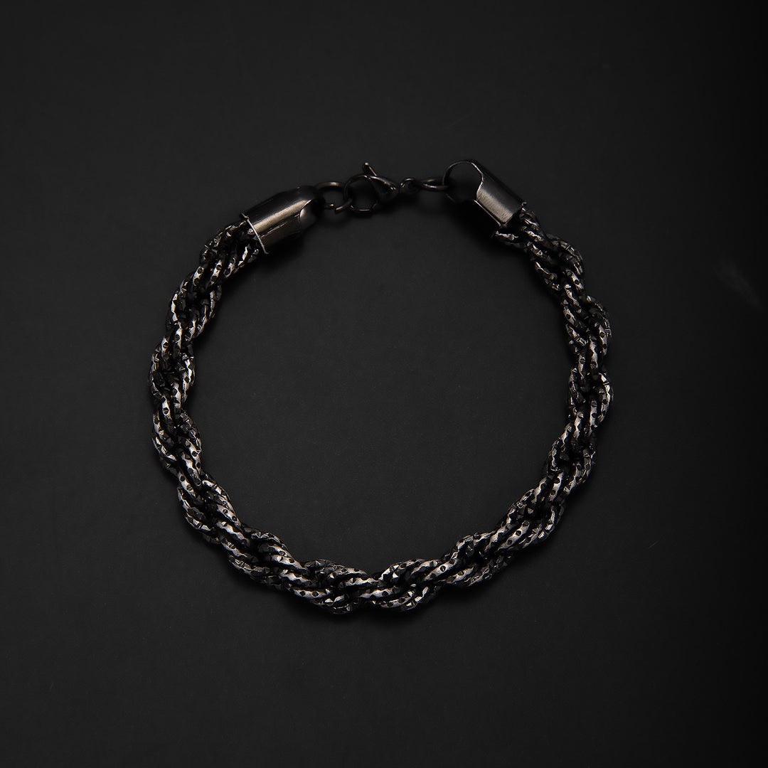Braided Gold Statement Bracelet Stornfield