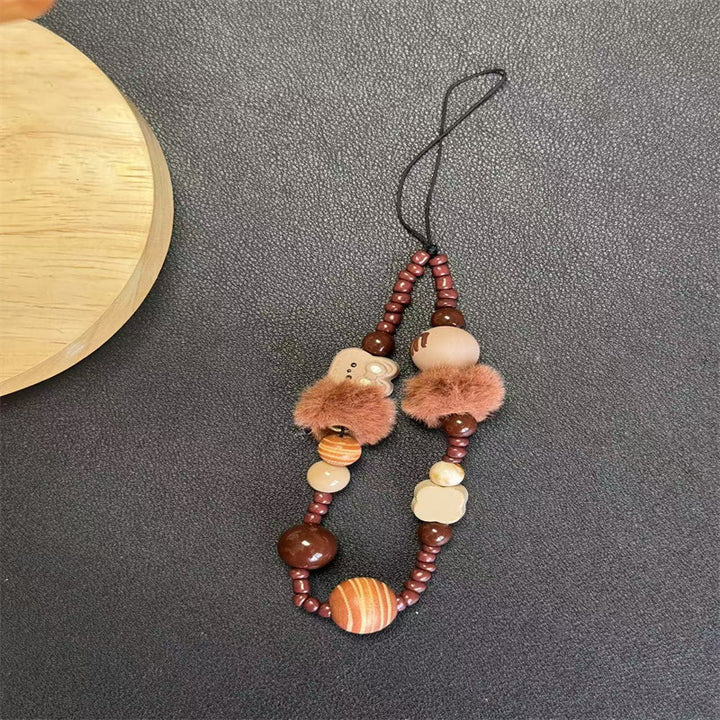 Unique Handcrafted Beaded Charm Keychain Stornfield