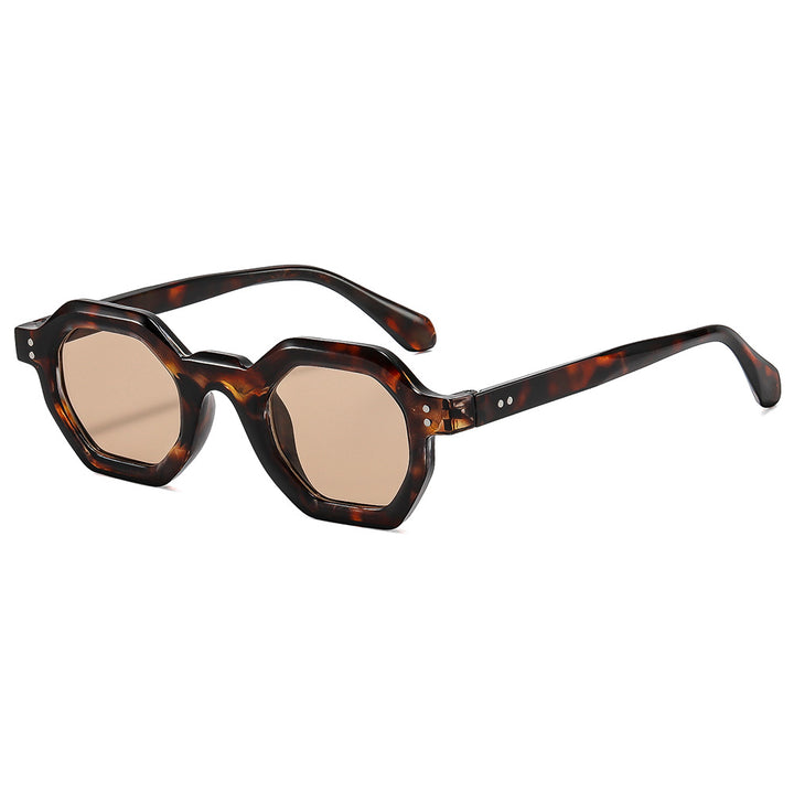 Women's octagonal sunglasses with stylish pattern and UV protection Stornfield