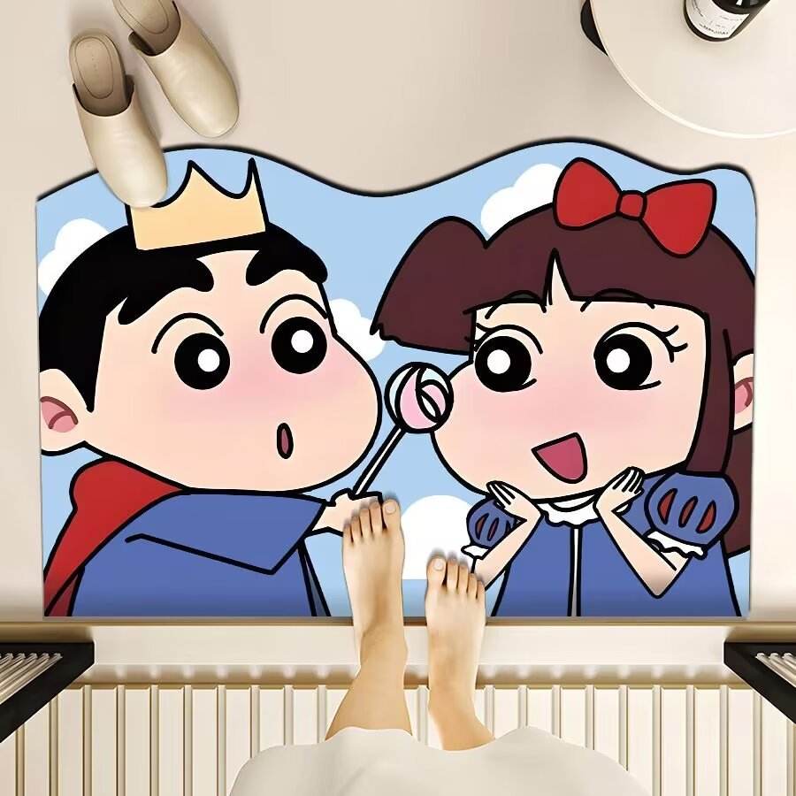 Playful Cartoon-Themed Floor Mat Stornfield