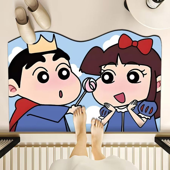 Playful Cartoon-Themed Floor Mat Stornfield
