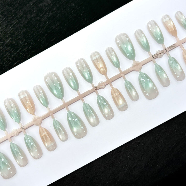 Starry Design Press-On Nail Set