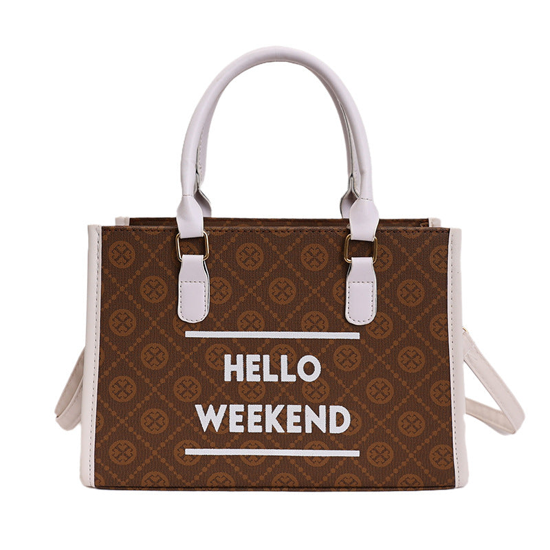 WoStylish Canvas Weekend Tote Bag Stornfield