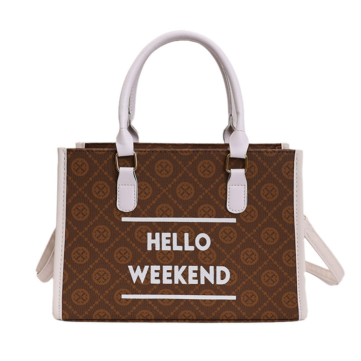 WoStylish Canvas Weekend Tote Bag Stornfield