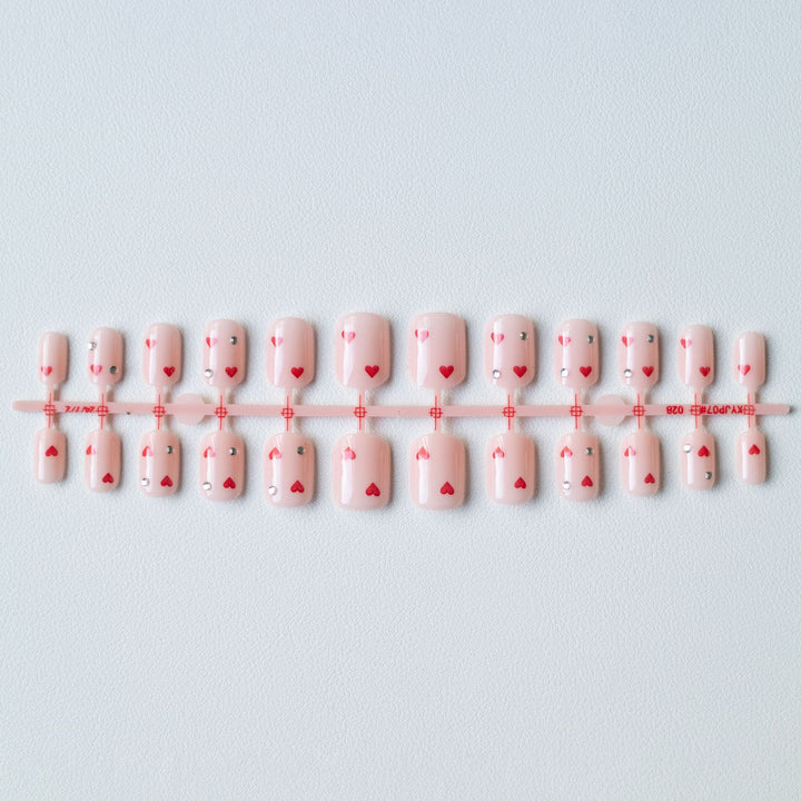 Heart Patterned Nail Art Kit
