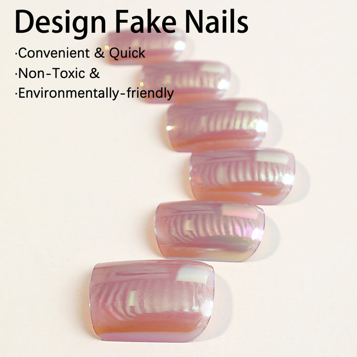 Acrylic nail set with luxurious crystal accents Stornfield