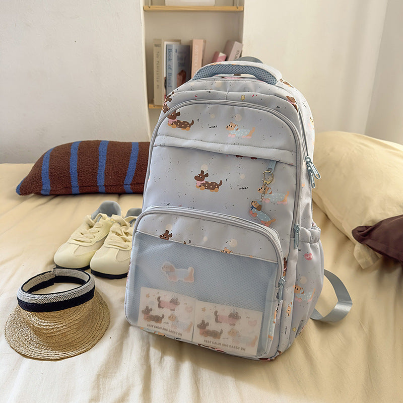 Fun Illustrated Pet-Themed Backpack Stornfield