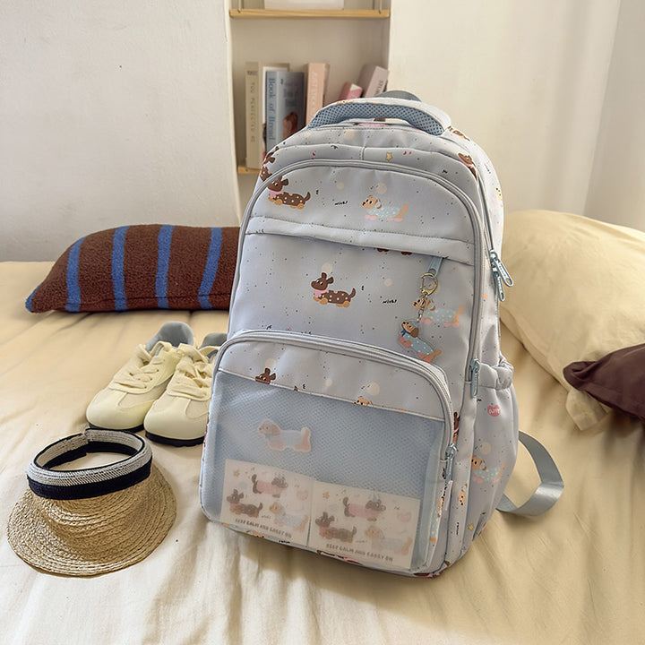 Fun Illustrated Pet-Themed Backpack Stornfield