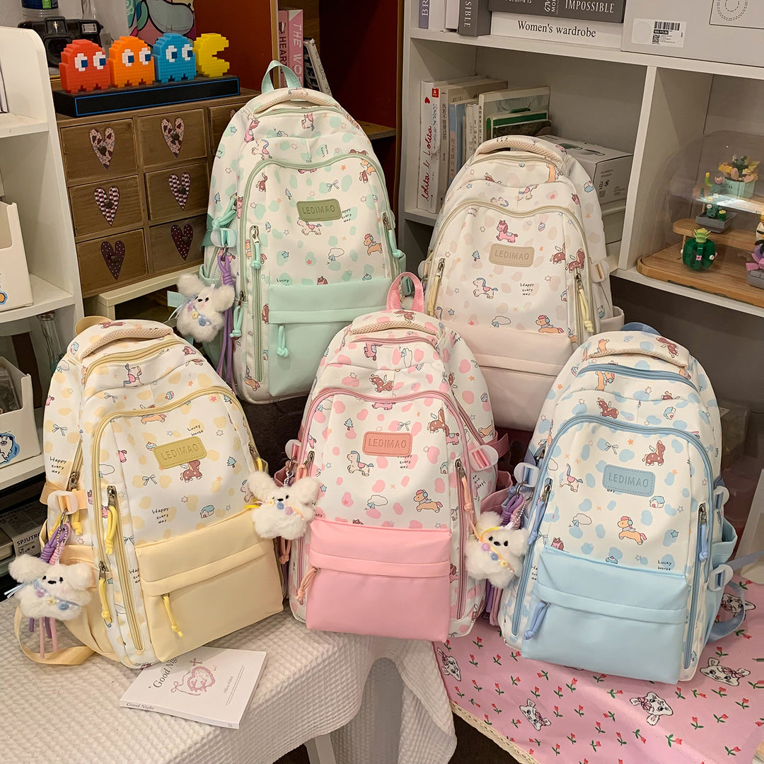 Playful Cartoon Character Backpack Stornfield