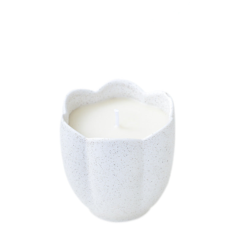 Decorative Organic Ceramic Candle Holder Stornfeild