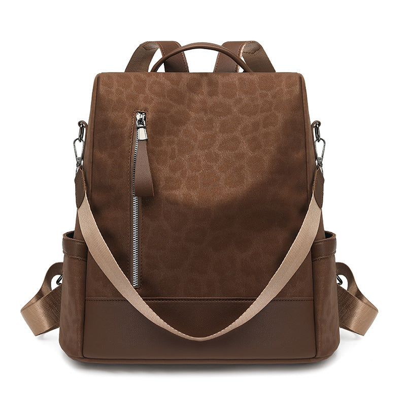Chic Leopard Print Backpack Stornfield