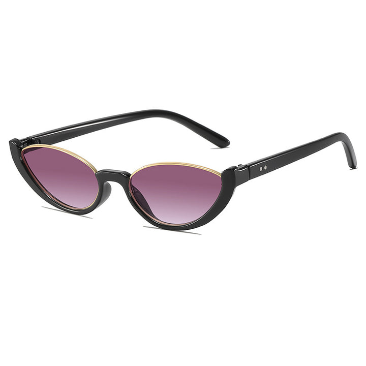 Retro-Inspired Clear Frame Cat Eye Sunglasses Stornfield