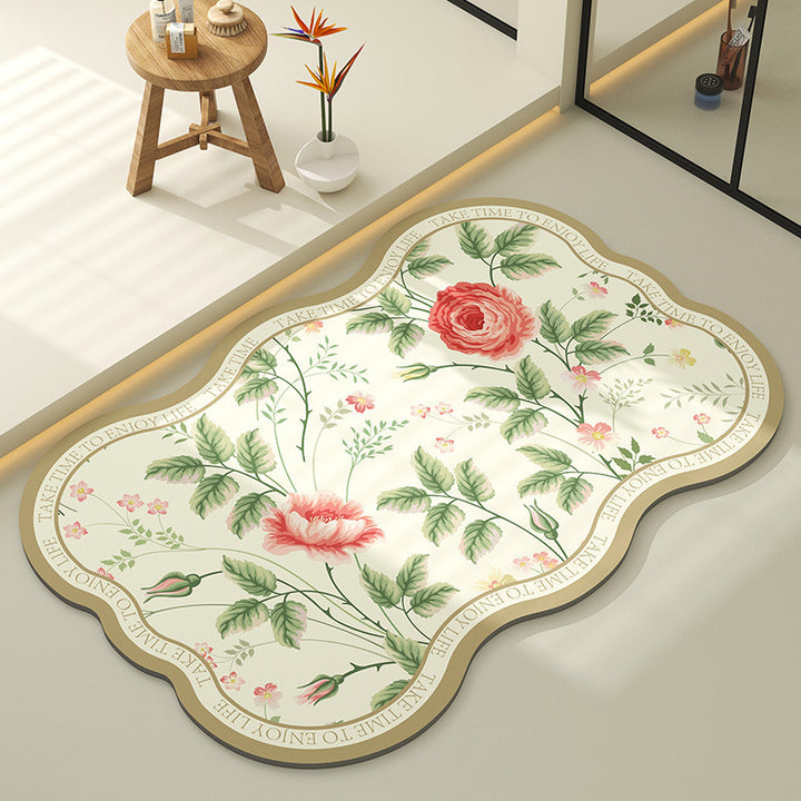 Decorative Flowers Rug
