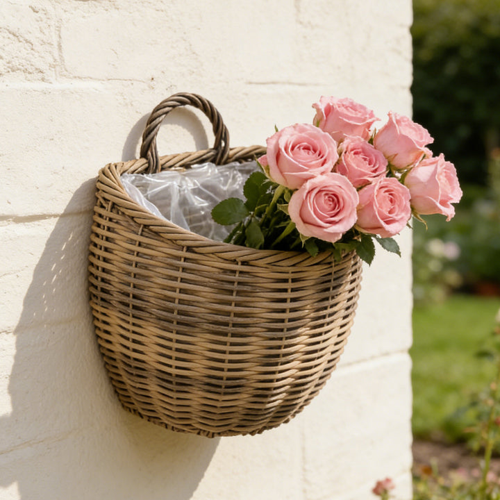 Handcrafted storage basket Stornfield