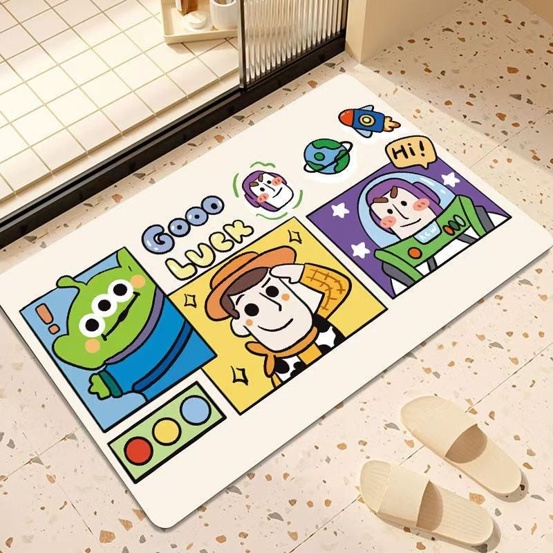 Cartoon Character Area Mat for Home
