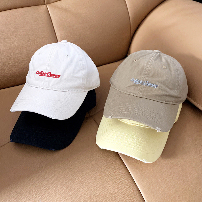 Women's Casual Distressed Cotton Baseball Cap Stornfield