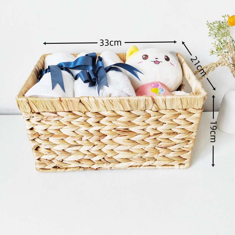 Handwoven Natural Fiber Storage Tray Stornfield