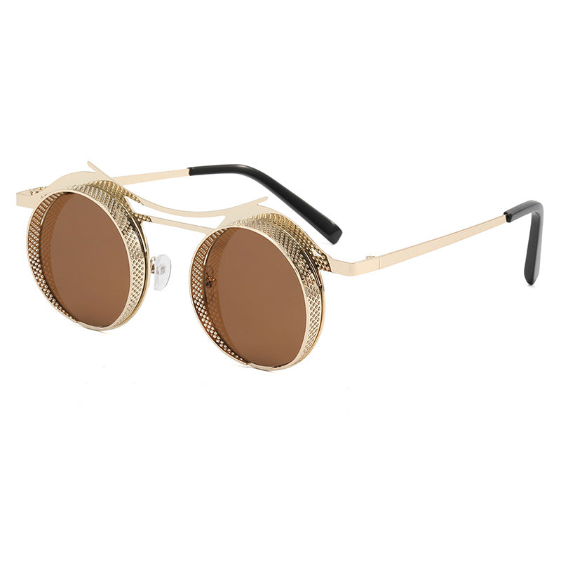 Women's fashionable round sunglasses with extravagant design Stornfield