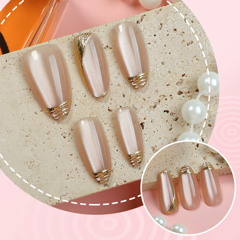 Stylish Decorative Press-On Nail Set Stornfield