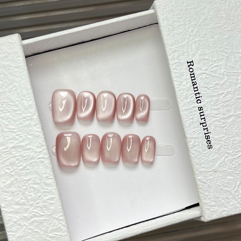 Glossy Gel Press-On Nail Set