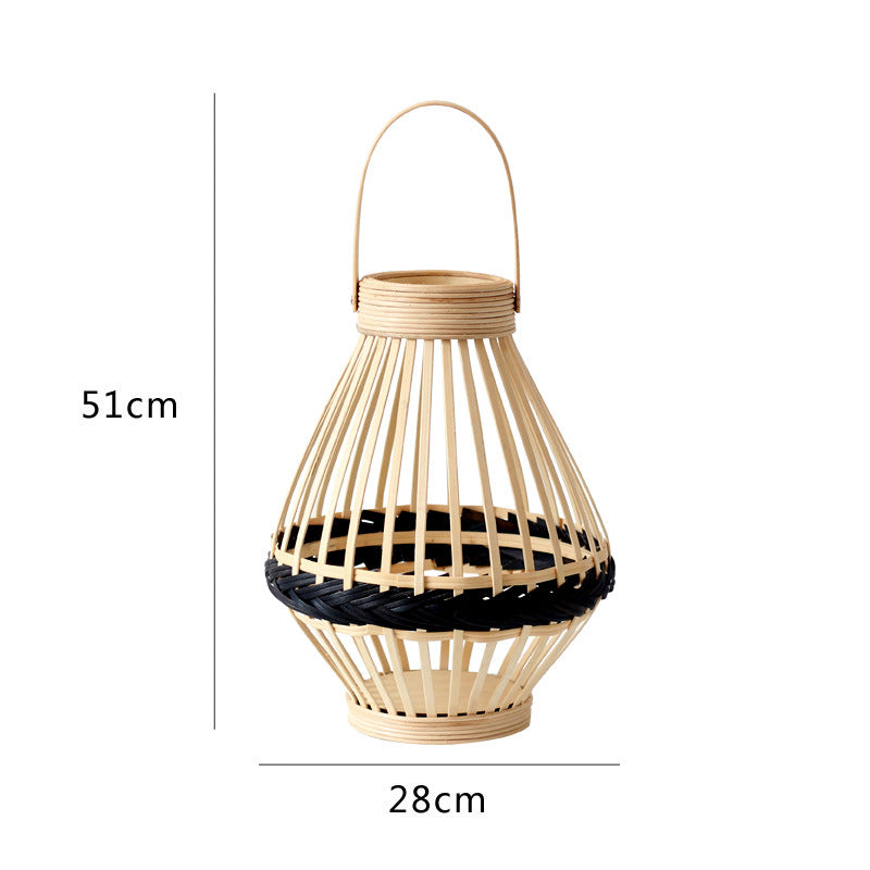 Decorative Rattan Lantern Stornfield