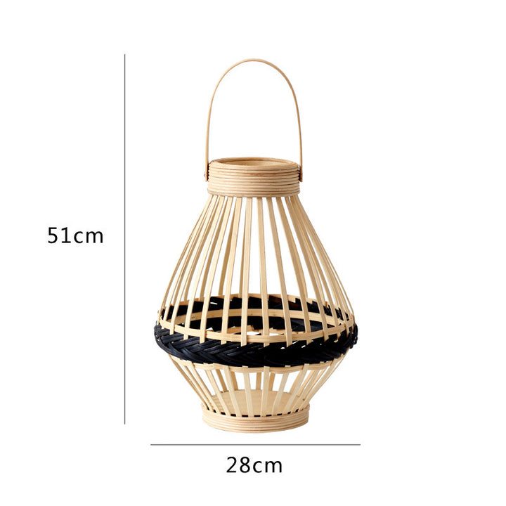 Decorative Rattan Lantern Stornfield