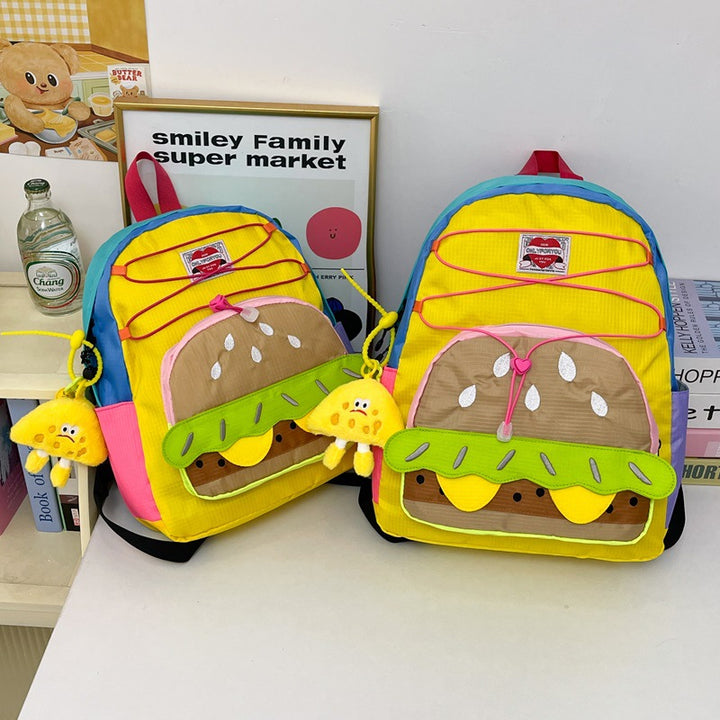 Whimsical Hamburger-Themed Backpack Stornfield