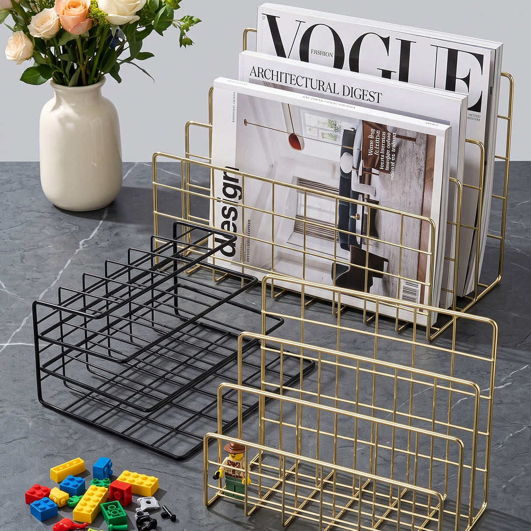 Metal Storage Basket in Modern Design Stornfield
