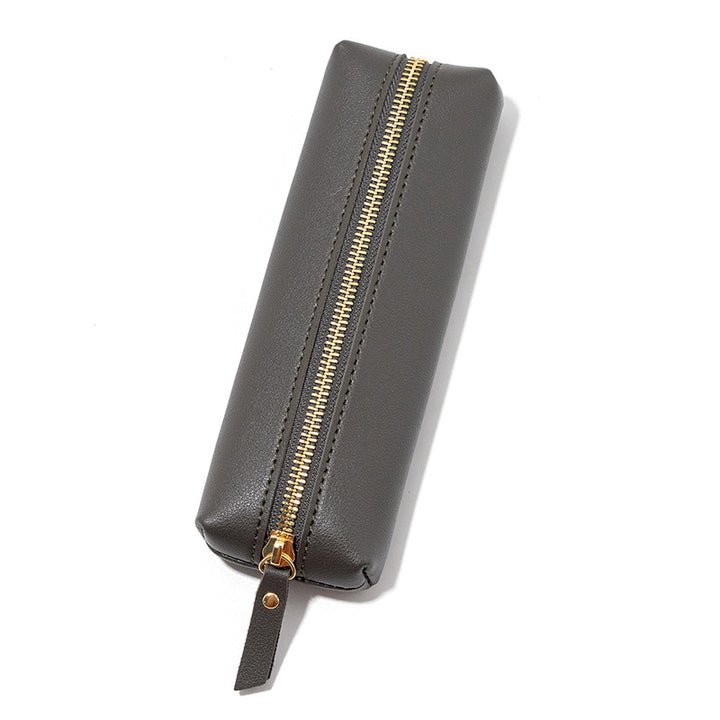 Premium Leather Zippered Pencil Case Stornfield