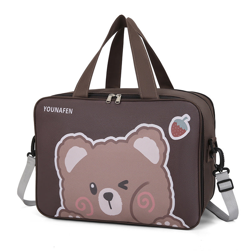 Adorable Cat Print Messenger Bag
