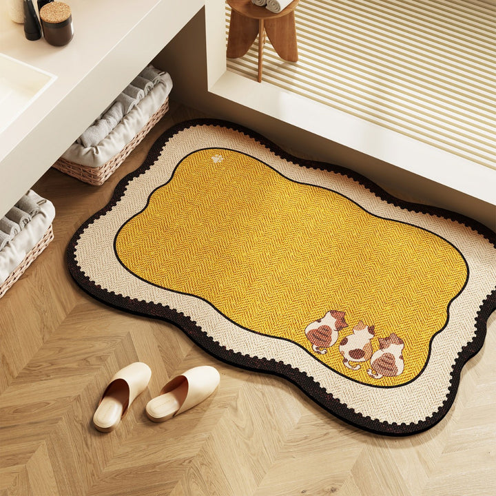 Cute Cartoon Character Bath Rug