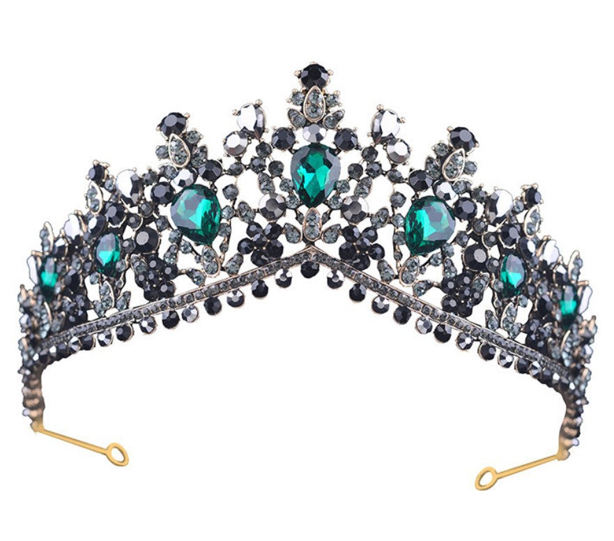 Women's Glamorous Tiara with Rhinestone and Crystal Embellishments Stornfield