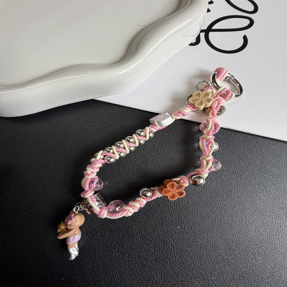 Decorative Beaded Charm Keychain Stornfield 1790135678