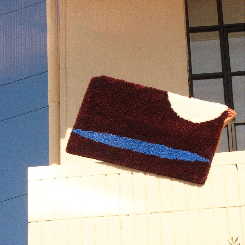 Contemporary Geometric Bath Mat