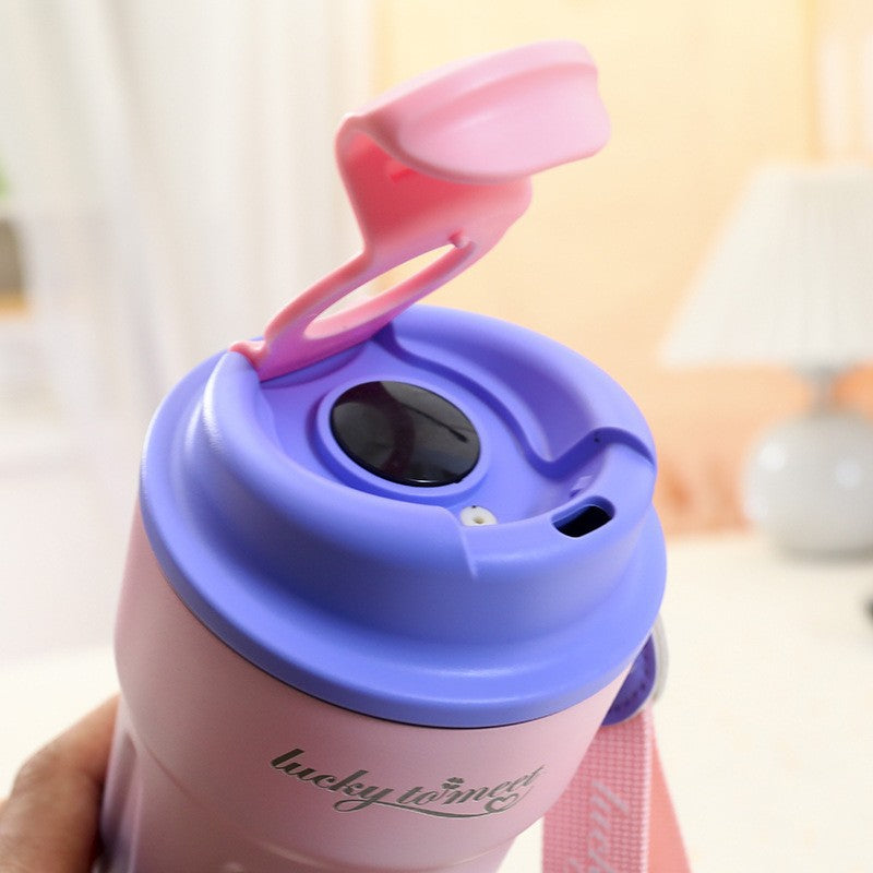 Women's insulated drinking bottle with practical flip top Stornfield