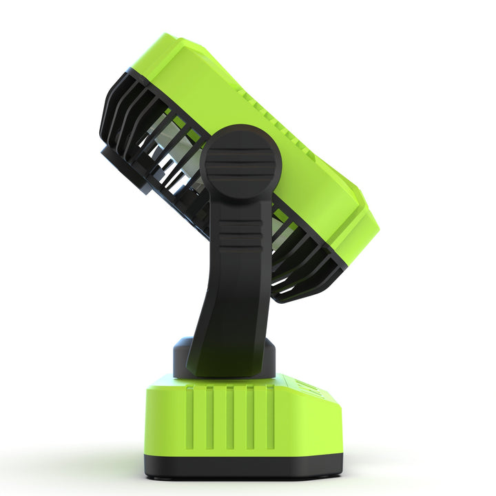 Portable Rechargeable Camping Fan with LED Light Stornfield